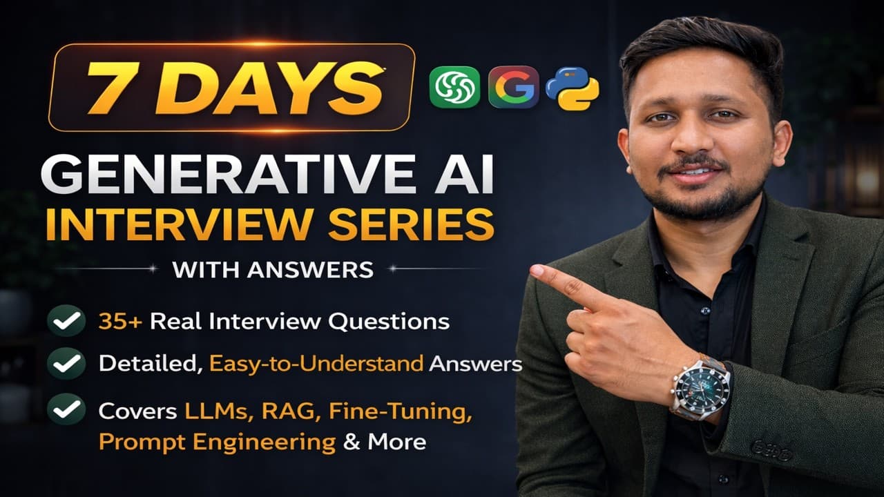 7 Days Generative AI Interview Questions & Answers 🚀