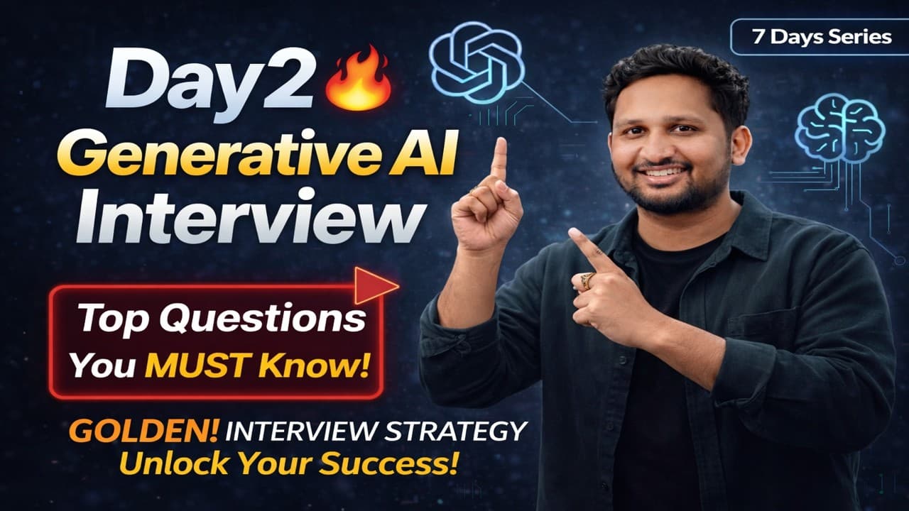 Day 2 - Top 6 Transformer Interview Questions (Generative AI Series) | AmanAI Lab
