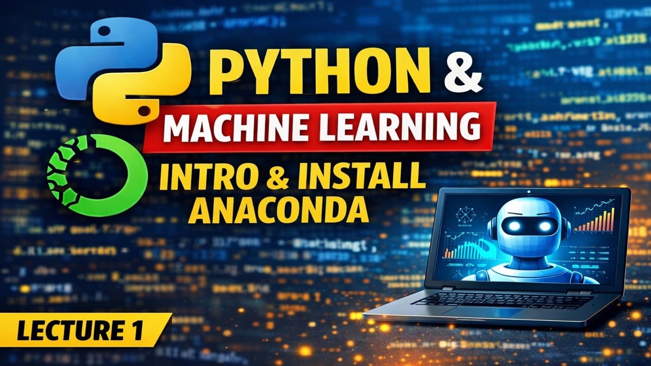 Live Lecture 1 – Python Introduction & Anaconda Installation (Learn Python from Scratch ) | AmanAI