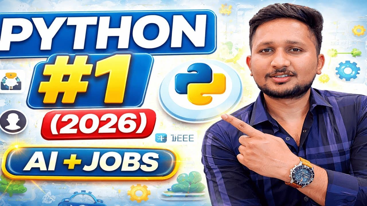 Why Python is So Important in 2026? 🔥 (TIOBE + GitHub + IEEE Proof)