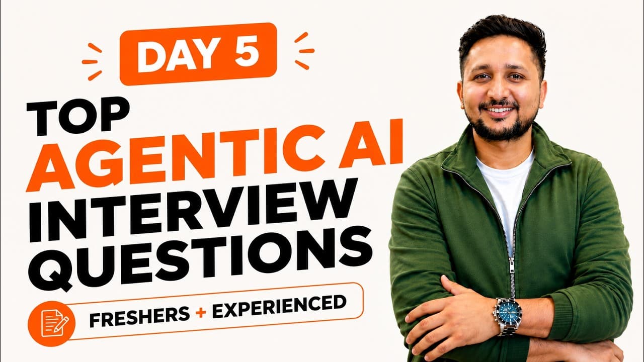 Top Agentic AI Interview Questions | Real Interview Scenarios