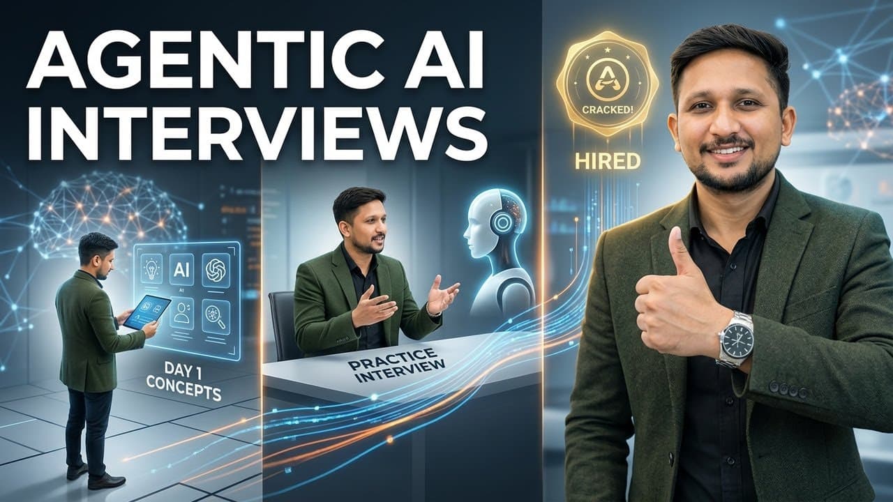 Crack Agentic AI Interviews in 5 Days | Complete Free Series