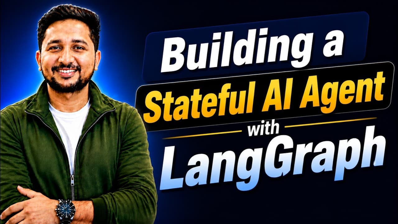Build a Stateful AI Agent with LangGraph (Full Tutorial) | State, Nodes, Edges & Tool Calling